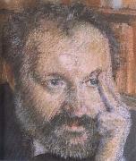 Edgar Degas Detail of  Portrait of the man oil painting artist
